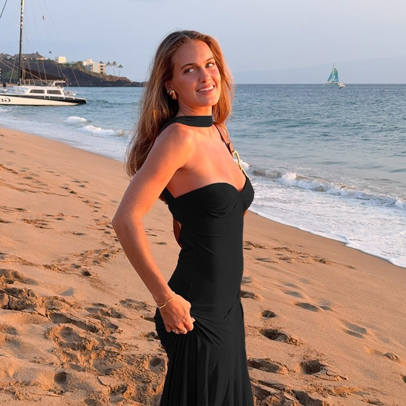 Vacation Beach Tube Top Women's Dress